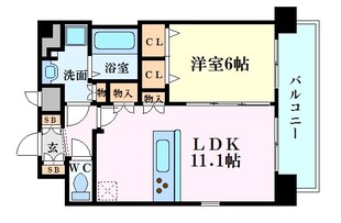 東三国駅 徒歩5分 11階の物件間取画像